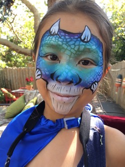 dragon face painting